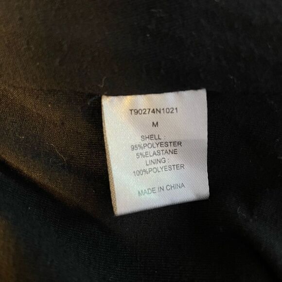 Tart Faux Suede Jacket Blazer Black M - Picture 5 of 5